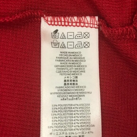 Women's MICHAEL Michael Kors Long Sleeve Lightweight Studded Hoodie Red Size XS - Picture 7 of 9